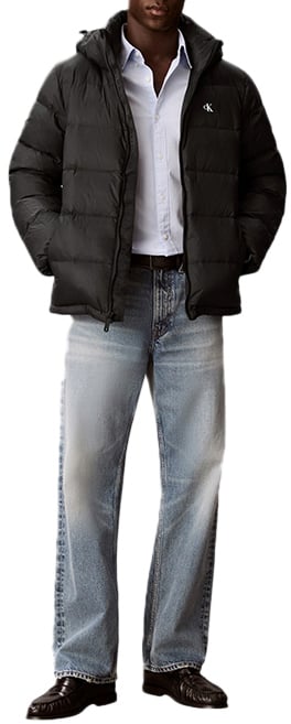 Calvin Klein Calvin Klein Jeans LS Nylon Zip Off Hood Down Puffe