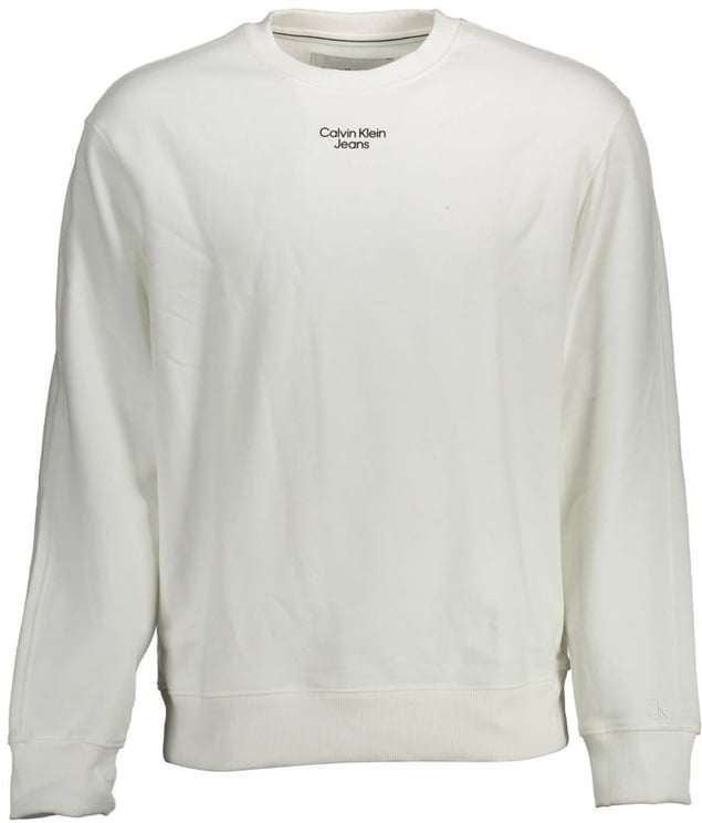 Calvin Klein Calvin Klein White Cotton Men Sweatshirt