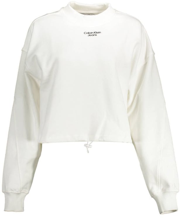 Calvin Klein Calvin Klein Bianco Cotton Woman Sweatshirt