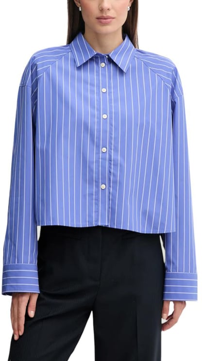 Calvin Klein Calvin Klein Jeans Blue Cotton Blouse