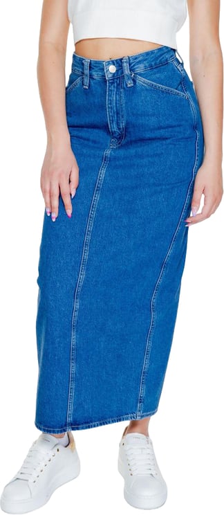 Calvin Klein Calvin Klein Jeans Blue Cotton Long Skirt