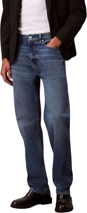 Calvin Klein Calvin Klein Jeans Blue Cotton Relaxed Fit Jeans