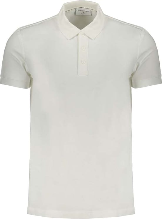 Calvin Klein Calvin Klein White Cotton Mens Polo Shirt