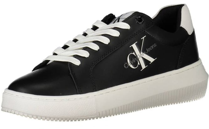 Calvin Klein Calvin Klein Black Leather Women Sneaker