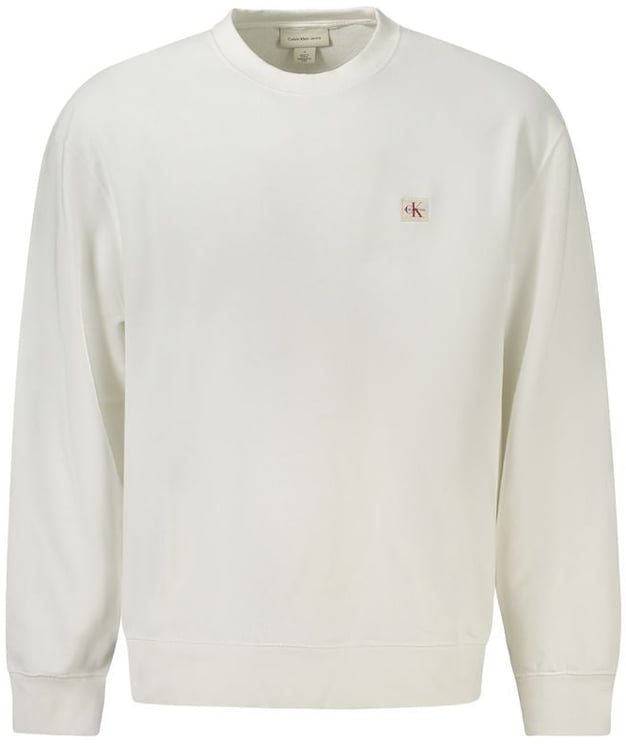 Calvin Klein Calvin Klein White Cotton Men's Sweatshirt