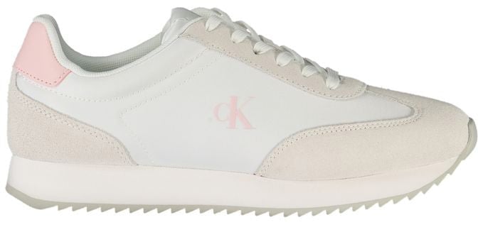 Calvin Klein Calvin Klein Bianco Leather Woman Sneaker