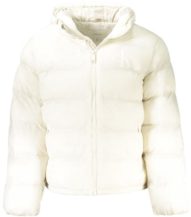 Calvin Klein Calvin Klein Bianco Poliammide Uomo Jacket
