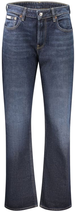 Calvin Klein Calvin Klein Blue Cotton Women's High-Rise Jeans
