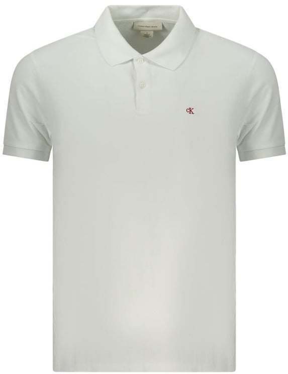 Calvin Klein Calvin Klein Bianco Cotton Men Polo