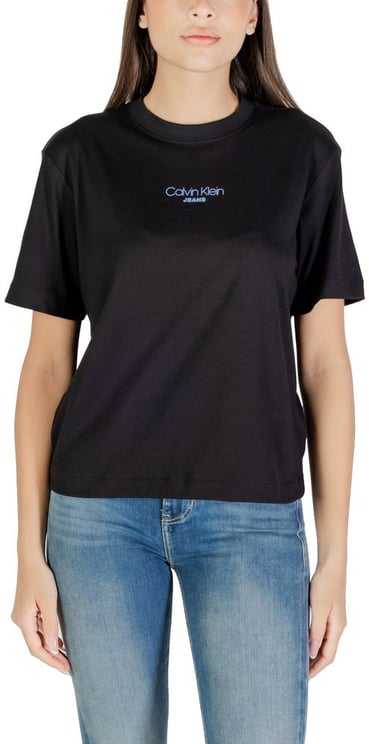 Calvin Klein Calvin Klein Jeans Black Cotton T-Shirt
