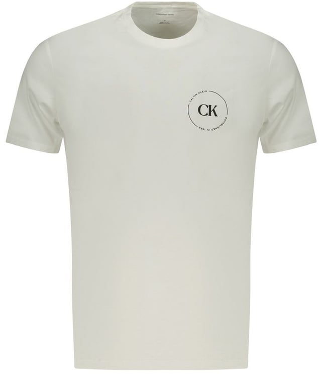 Calvin Klein Calvin Klein Bianco Cotton Men T-Shirt