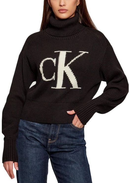 Calvin Klein Calvin Klein Jeans Black Cotton Sweatshirt