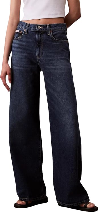 Calvin Klein Calvin Klein Jeans Blue Recycled Cotton Bootcut Jeans