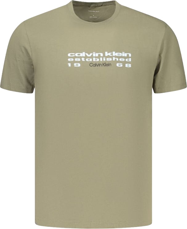 Calvin Klein Calvin Klein Green Cotton Men's T-Shirt
