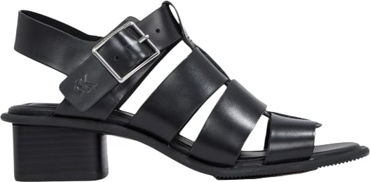 Calvin Klein Calvin Klein Jeans Black Polyester Flat Sandals