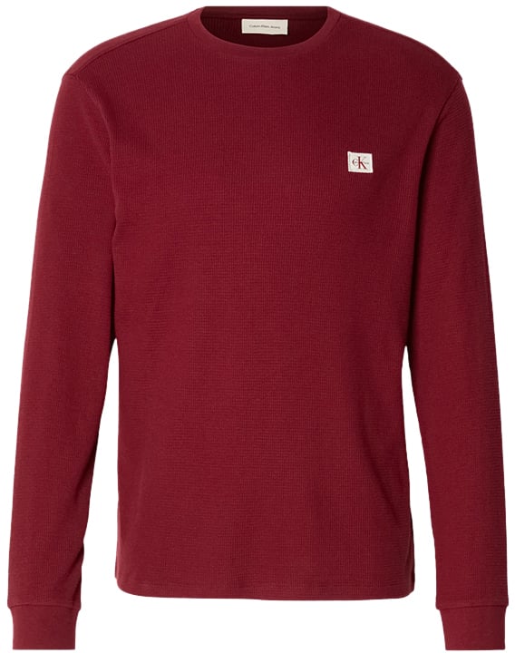 Calvin Klein Calvin Klein Jeans LS Waffle Badge Crewneck Tee