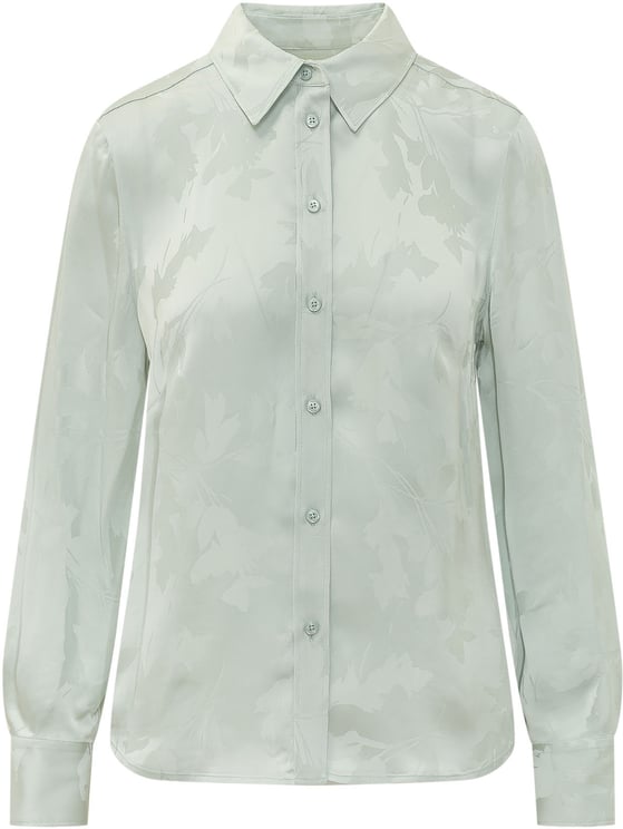 Calvin Klein Camicia Slim con Motivo Jacquard