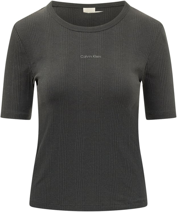 Calvin Klein T-shirt a Coste con Logo