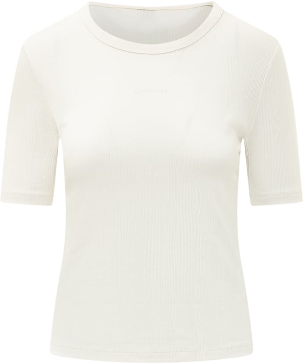 Calvin Klein T-shirt a Coste con Logo