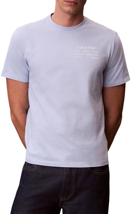 Calvin Klein T-Shirts And Polos Casual Blue