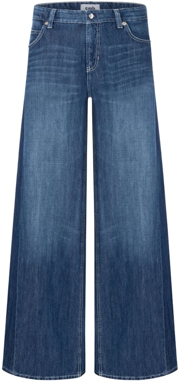Cambio Cambio Palazzo Patch Jeans Blauw 9112 0056 11