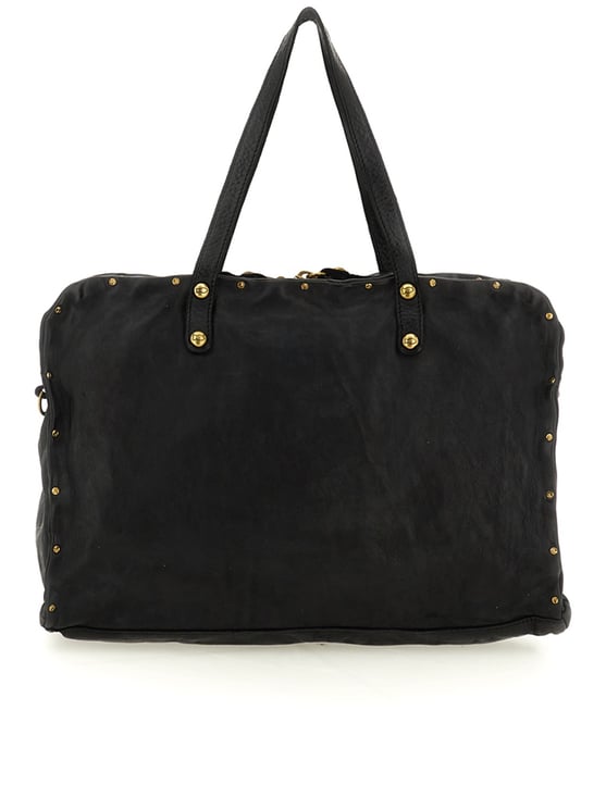 Campomaggi Clelia Large Rectangular Studded Tote Bag