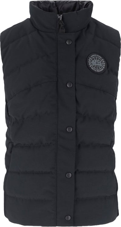 Canada Goose Black Freestyle Quilted Padded Outerwear Vest