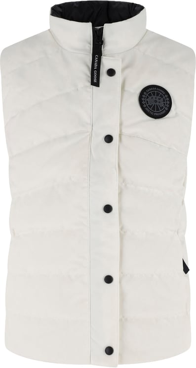 Canada Goose Quilted Sleeveless Padded Vest With Logo Patch