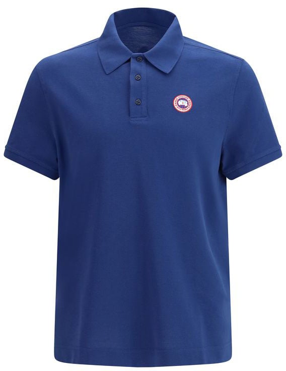 Canada Goose Canada Goose Blue Cotton Polo Shirt
