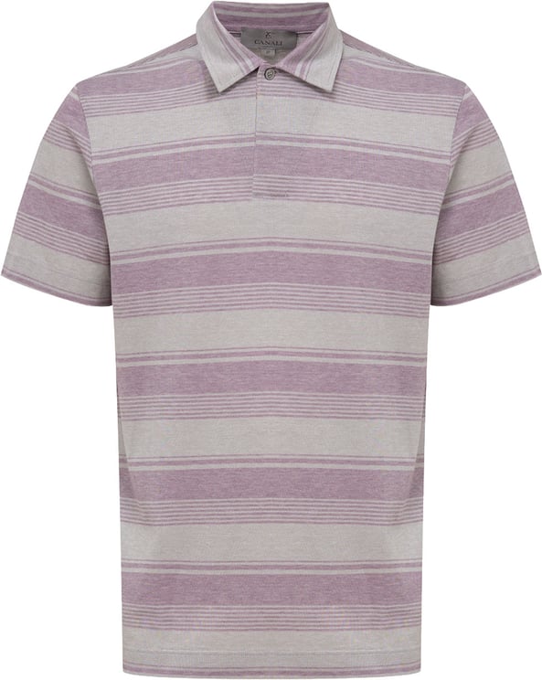 Canali Canali Polo Shirts Grey