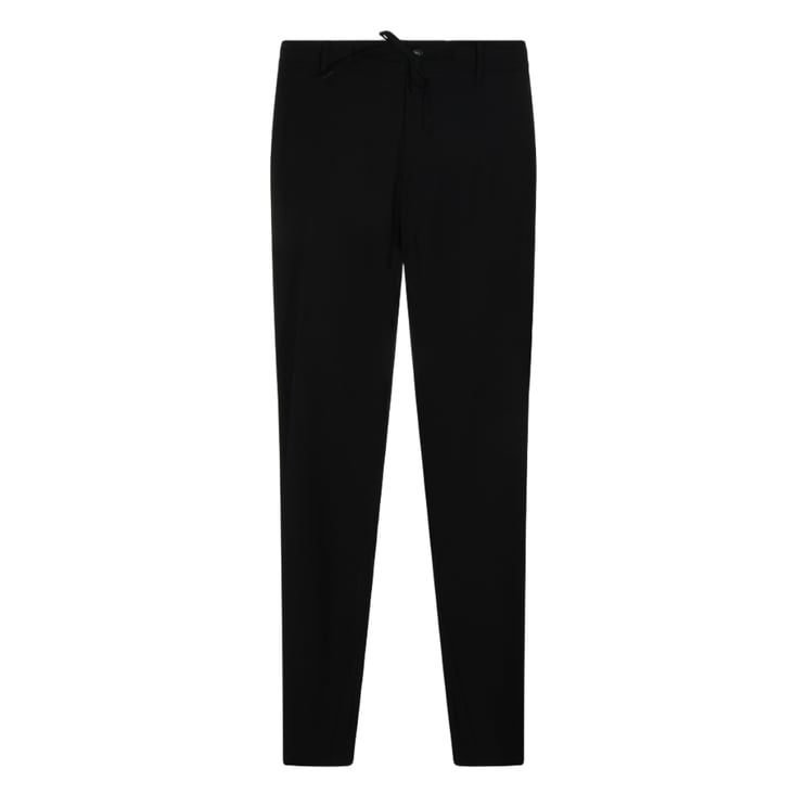 Canali Slim-Fit Trousers With Drawstring Waistband And Tailored Pockets