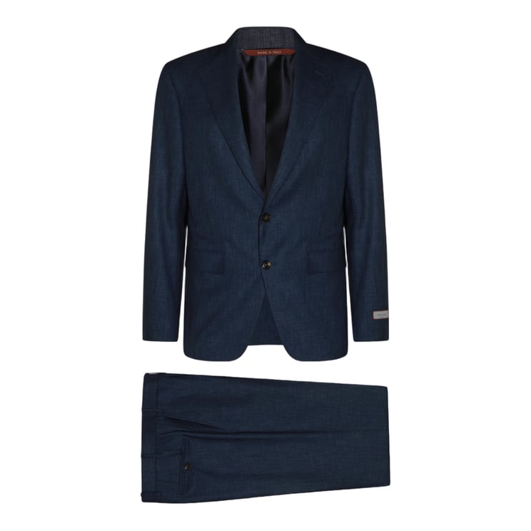 Canali Tailored Two-Piece Suit with Notch Lapel