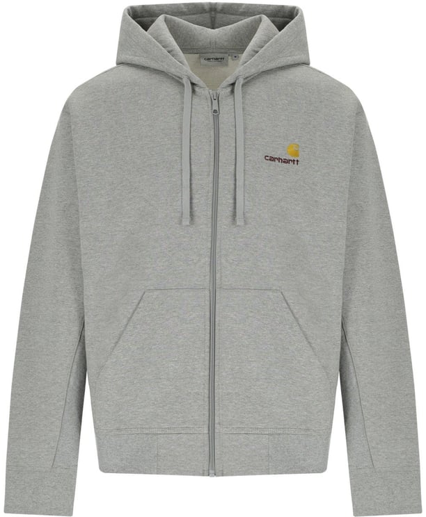 Carhartt CARHARTT WIP AMERICAN SCRIPT GREY HOODIE