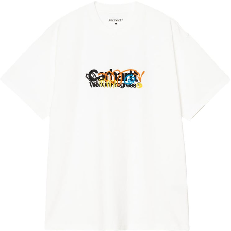 Carhartt carhartt wip s s primary t shirt coton blanc