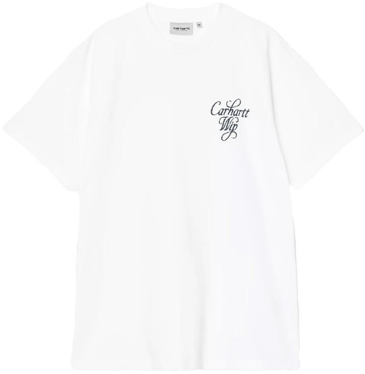 Carhartt carhartt wip s s vestige tshirt coton blanc stone washed