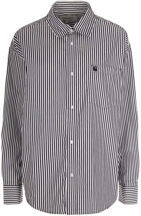 Carhartt Shirts Daldry Stripe Black Wax