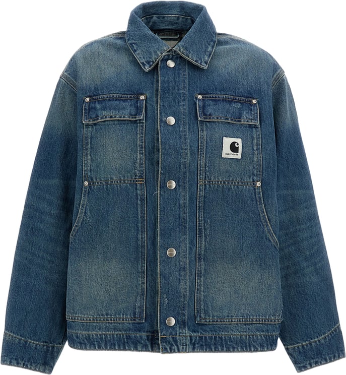 Carhartt Boxy Fit Denim Jacket with Triple-Stitched Seams