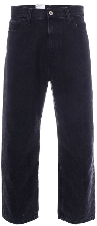 Carhartt Trousers Snake Camo, Black