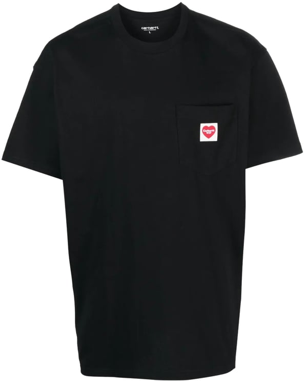 Carhartt t shirt carhartt wip pocket heart noir rouge