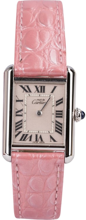 Cartier Cartier Silver Tone 925 Silver Must de Cartier 2416 Tank Watch
