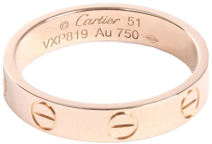 Cartier Cartier Mini Love Ring 750(YG) 3.1g 51 VXP819