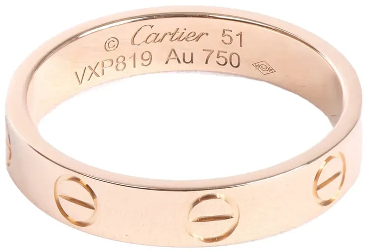 Cartier Cartier Mini Love Ring 750(YG) 3.1g 51 VXP819