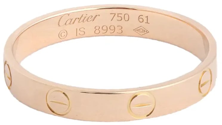 Cartier Cartier Mini Love Ring 750(YG) 3.1g 61 IS8993