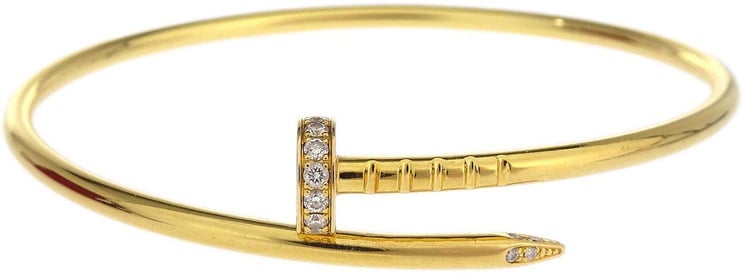 Cartier Cartier Juste un Clou Bracelet 18K Yellow Gold with Diamonds Small