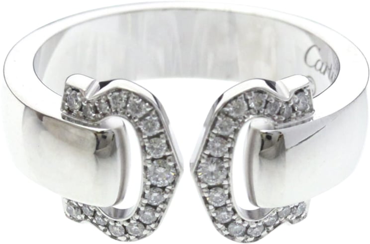 Cartier Cartier Vintage C de Cartier 18K White Gold with Diamonds