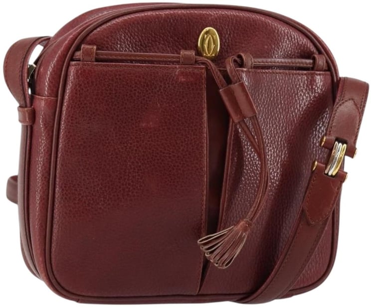 Cartier cartier Tasseled Must de Cartier Crossbody Bag Leather