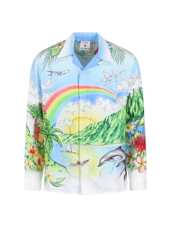Casablanca "Aloha" Shirt Multicolor