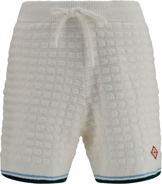 Casablanca Casablanca White Cotton Bermuda Shorts