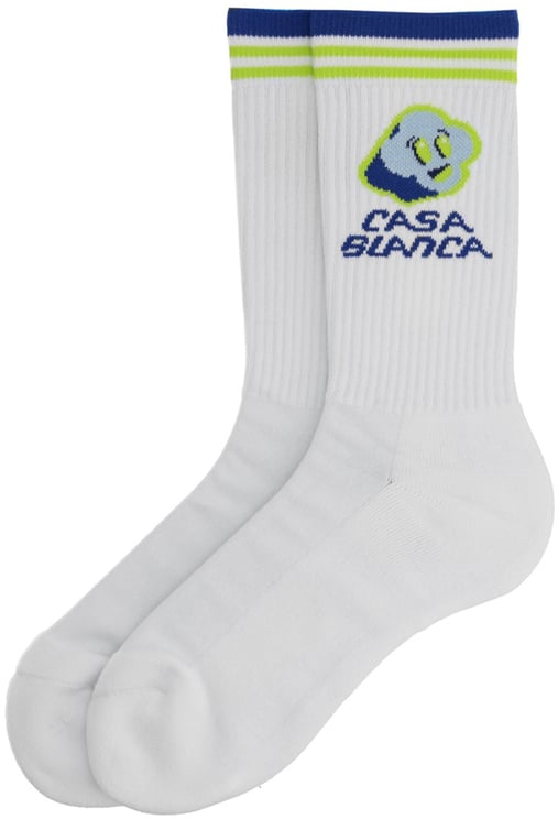 Casablanca "BLUE CC SMILE" SOCKS