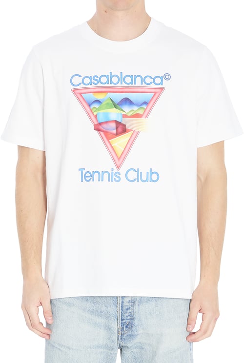 Casablanca Tennis Club Icon printed t-shirt